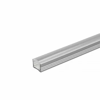 Aluminum Profile Multi Flat 18,4x13mm anodized for LED Strips